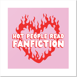 hot people read fanfiction Posters and Art